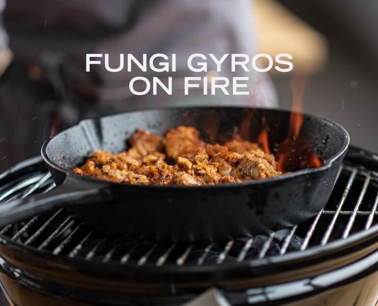 Fungi Gyros on Fire